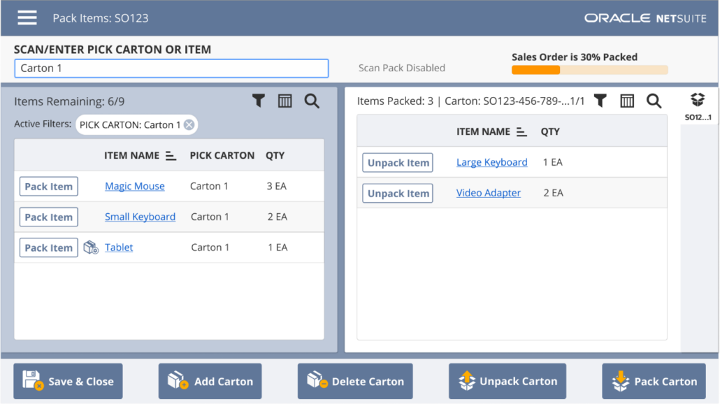 packstation netsuite erp wms