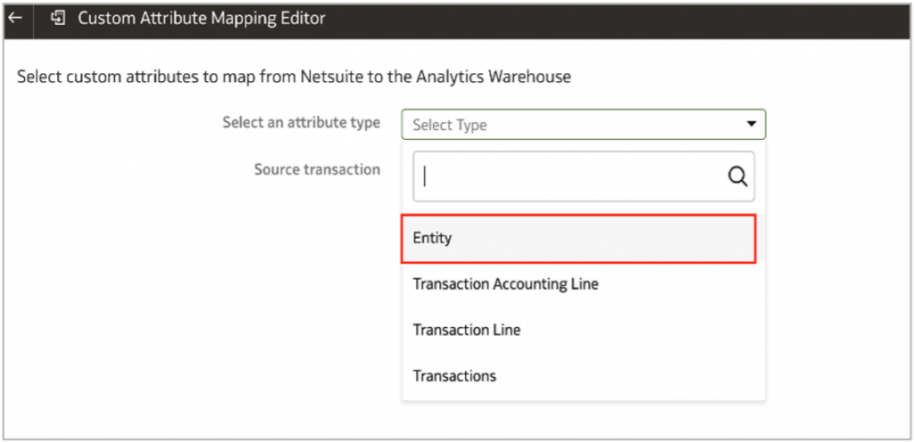 NSAW Attribute Mgr